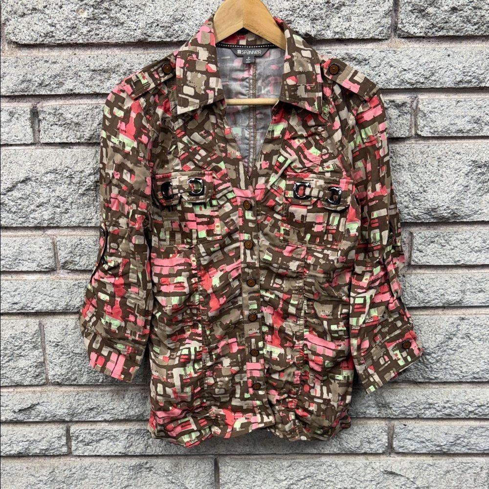 SPANNER Multicolor Patterned Cardigan